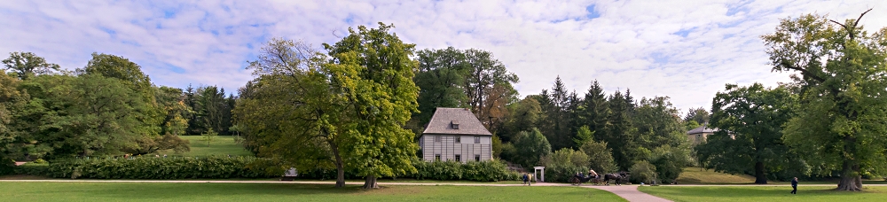 Goethes Gartenhaus im Park an der Ilm zu Weimar