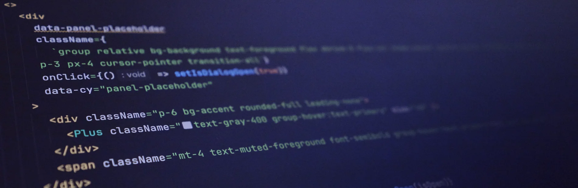 Computerbildschirm mit Code
